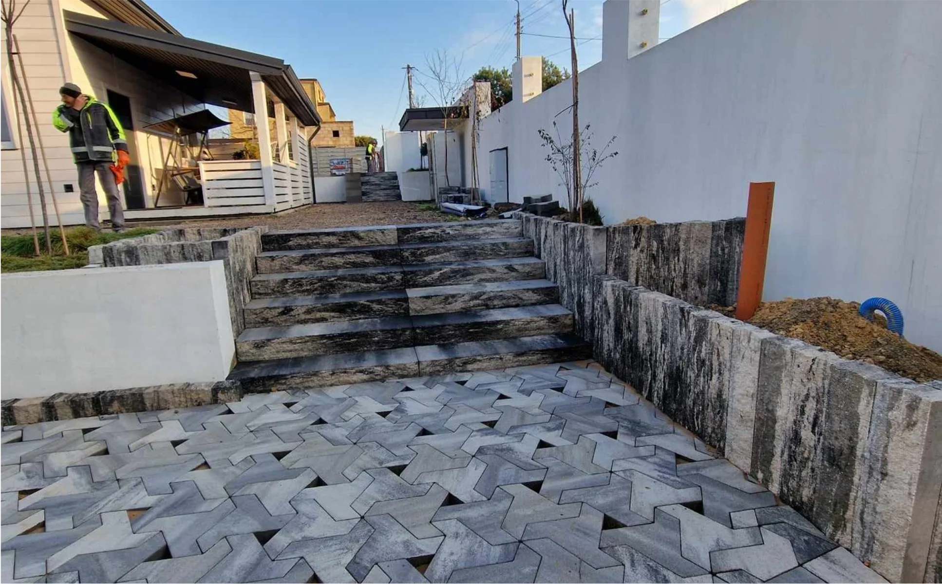 układanie kostki brukowej